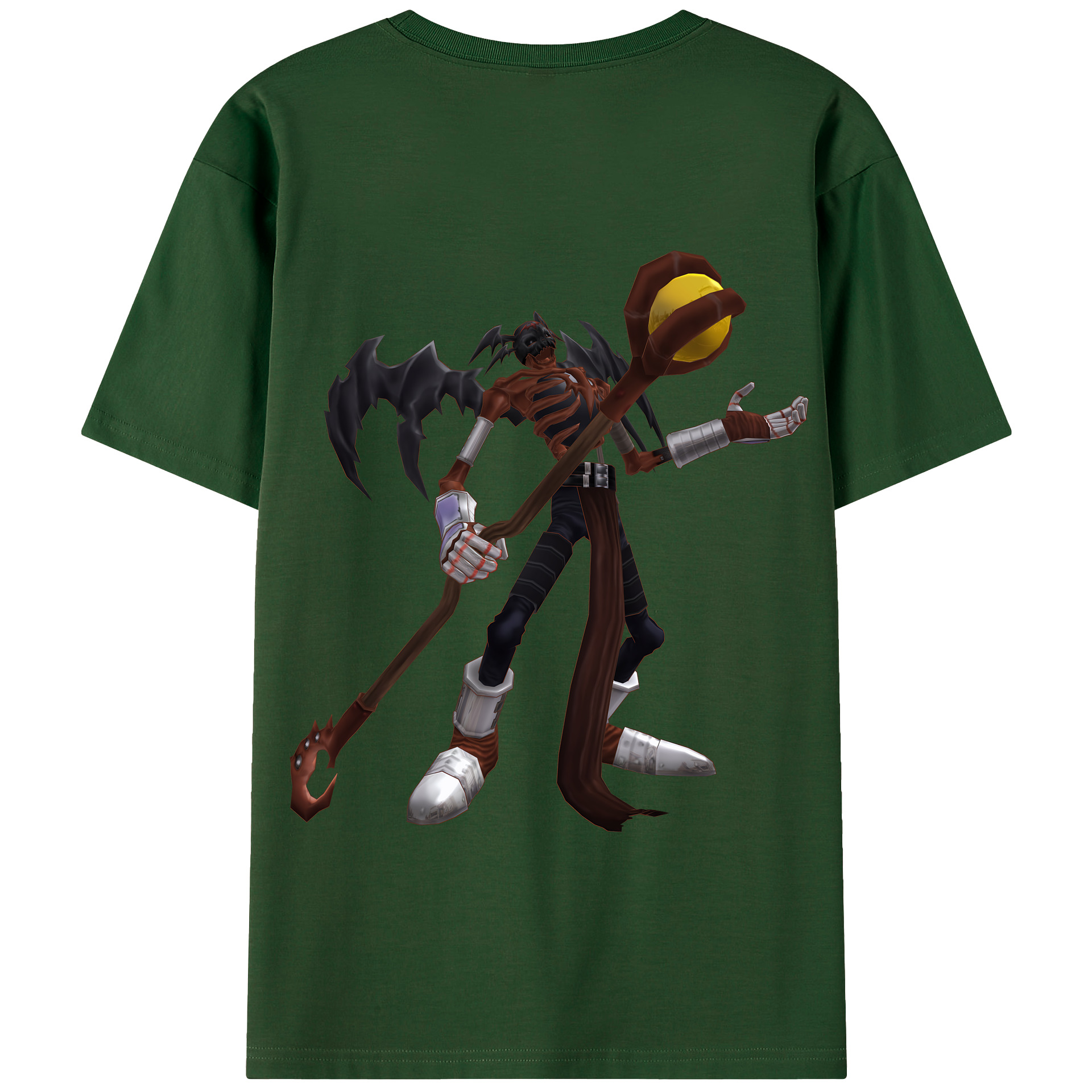（画像用） Digimon デジタルモンスター/デジモン 綿100％半袖Tシャツ（背面プリント）